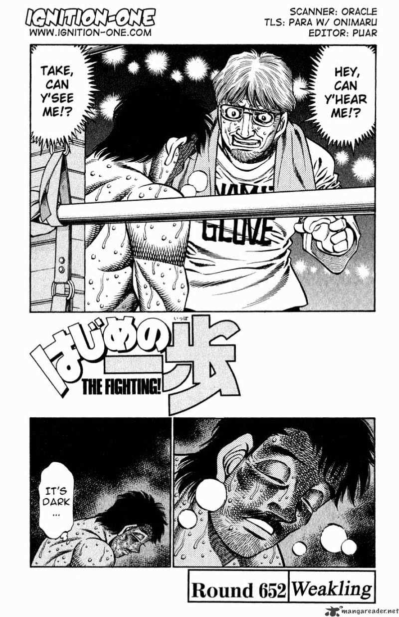 Hajime no Ippo: Fighting Spirit, Chapter 652 image 01